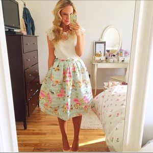 Chic wish midi skirt